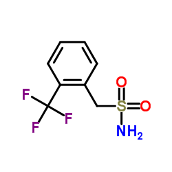 2-(三氟甲基)苄磺酰胺结构式