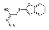 (苯并噁唑-2-磺酰基)-乙酸肼结构式