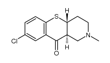 8-chloro-2-methyl-1,2,3,4,4a,10a-hexahydro-10H-[1]benzothiopyrano[3,2-c]pyridin-10-one Structure
