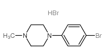 1-(4-溴苯基)-4-甲基哌嗪氢溴酸结构式