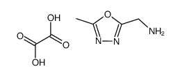 C-(5-Methyl-[1,3,4]oxadiazol-2-yl)-methylamine oxalate Structure