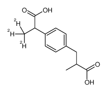 Ibuprofen Carboxylic Acid-d3 Structure