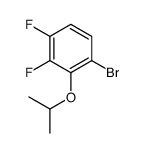 1-Bromo-3,4-difluoro-2-isopropoxybenzene Structure