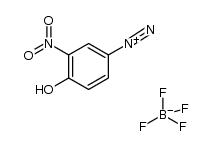 4-hydroxy-3-nitrobenzenediazonium tetrafluoroborate Structure