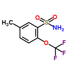5-Methyl-2-(trifluoromethoxy)benzenesulfonamide Structure