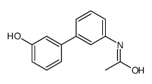 N-[3-(3-hydroxyphenyl)phenyl]acetamide结构式