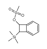 2-(trimethylsilyl)benzocyclobutenyl-1 mesylate结构式
