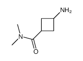 (1s,3s)-3-氨基-N,N-二甲基环丁烷-1-羧酰胺结构式