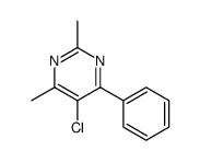 5-chloro-2,4-dimethyl-6-phenylpyrimidine Structure
