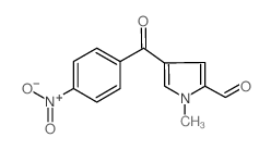 1-METHYL-4-(4-NITROBENZOYL)-1H-PYRROLE-2-CARBALDEHYDE结构式