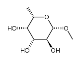 methyl α-L-fucopyranoside结构式