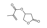 γ-Butyrolactone-3-yl methacrylate Structure