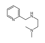 N',N'-dimethyl-N-(pyridin-2-ylmethyl)ethane-1,2-diamine结构式