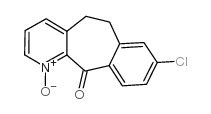 8-氯-5,6-二氢-11H-苯并[5,6]环庚并[1,2-b]吡啶-11-酮 1-氧化物结构式