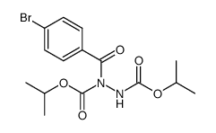 diisopropyl 1-(4-bromobenzoyl)hydrazine-1,2-dicarboxylate Structure