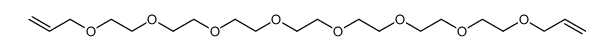 heptaethylene glycol bis(allyl ether) Structure