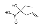 2-ethyl-2-hydroxy-4-pentenoic acid Structure