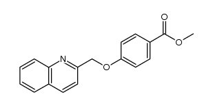 4-(2-Quinolinylmethoxy)benzoic acid methyl ester Structure