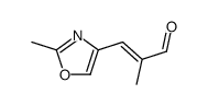 2-甲基-3-[4-甲基(3,5-噁唑)]-2-丙醛结构式