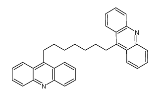1,7-二(9-吖啶基)庚烷结构式