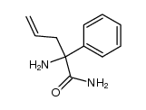 (RS)-2-amino-2-phenyl-4-pentenoic acid amide Structure