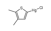 2-(chloromercurio)-4,5-dimethylthiophene Structure