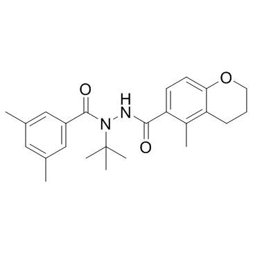 2'-叔丁基-5-甲基-2'-(3,5-二甲基苯甲酰基)色满-6-甲酰肼图片