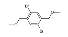 1,4-dibromo-2,5-bis(methoxymethyl)benzene结构式