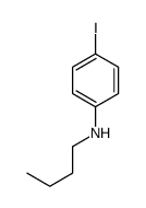 N-butyl-4-iodoaniline Structure