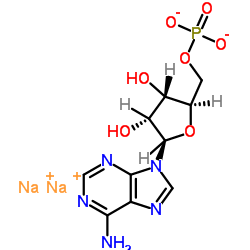 腺苷-5'-单磷酸钠盐结构式