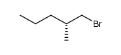 (R)-1-bromo-2-methylpentane Structure