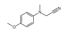 2-((4-甲氧基苯基)(甲基)氨基)乙腈结构式