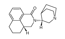 (3AS)-2-[(3S)-1-氮杂双环[2.2.2]辛烷基-2,3,3A,4,5,6-六氢-1-氧代-1H-苯并[DE]异喹啉结构式