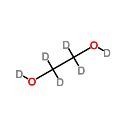 1,2-(2H4)Ethane(2H2)diol structure