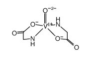 oxovanadium(IV) glycine结构式