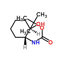 (1R,2R)-N-Boc-环己氨基醇结构式