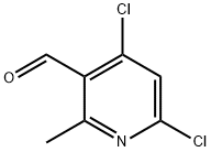 4,6-dichloro-2-methylnicotinaldehyde Structure
