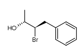(+)-(2R,3R)-4-phenyl-3-bromo-2-butanol Structure