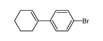 1-Bromo-4-(1-cyclohexen-1-yl)benzene结构式