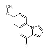 6-Chloro-3-methoxypyrrolo[1,2-a]quinoxaline Structure