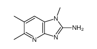 2-AMINO-1,5,6-TRIMETHYLIMIDAZO(4,5-B)PYRIDINE Structure