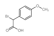 2-bromo-2-(4-methoxyphenyl)acetic acid结构式