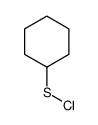 Cyclohexanesulfenyl chloride structure