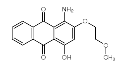 9,10-Anthracenedione,1-amino-4-hydroxy-2-(2-methoxyethoxy)- Structure