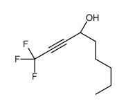 (4S)-1,1,1-trifluoronon-2-yn-4-ol结构式