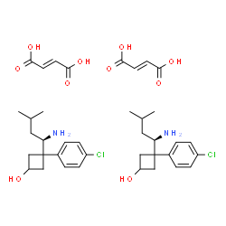 cis-7-Hydroxy didesmethyl sibutramine hemifumarate salt Structure