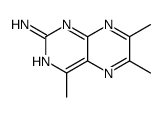 Pteridine, 2-amino-4,6,7-trimethyl- (7CI,8CI) Structure