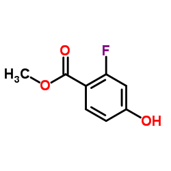 2-氟-4-羟基苯甲酸甲酯结构式