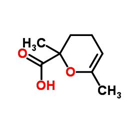 2H-Pyran-2-carboxylicacid,3,4-dihydro-2,6-dimethyl-(9CI) structure