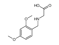 (2,4-二甲氧基苄基)甘氨酸结构式
